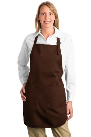 A500 Port Authority Full-Length Apron with Pockets.