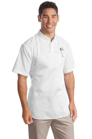 A510 Port Authority Medium-Length Apron with Pouch Pockets.