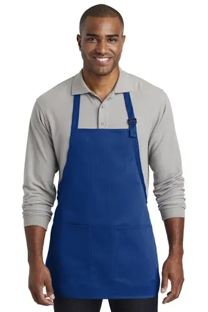 A601 Port Authority Medium-Length Two-Pocket Bib Apron.