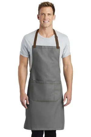 A800 Port Authority Market Full-Length Bib Apron.