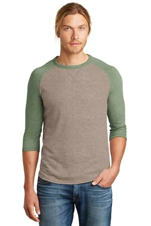AA5057 Alternative Dugout 3/4-Sleeve Vintage 50/50 Tee.
