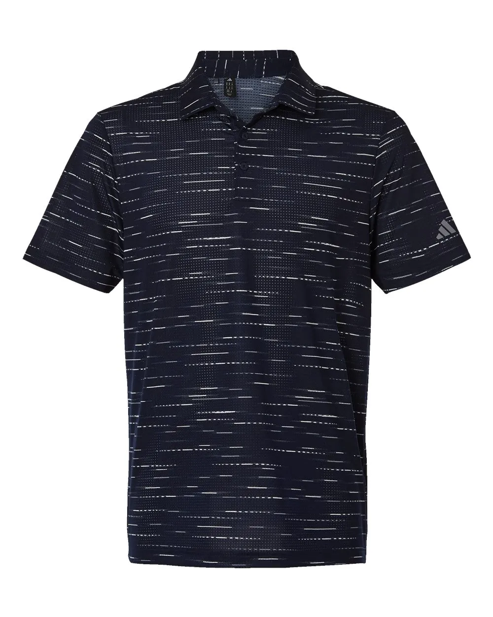 A2015 adidas Golf Mens Ultimate365 Mesh Glimmer Print Polo