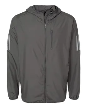 A524 adidas Golf Hooded Full-Zip Windbreaker