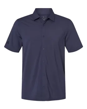 A595 adidas Golf Button Down Short Sleeve Shirt
