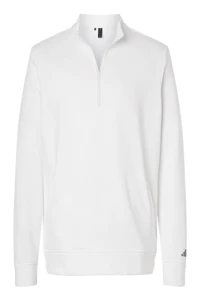 Adidas Golf A721 Mens Elevated Fleece Quarter-Zip Pullover