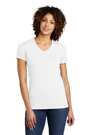 AL2018 AllMade Womens Tri-Blend V-Neck Tee