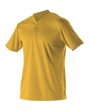 522MMY Alleson Athletic Youth Baseball Two Button Henley Jersey