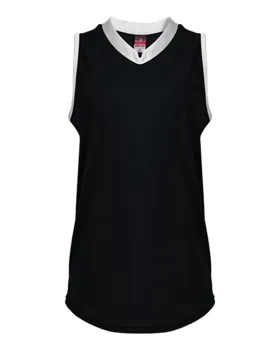 522XVW Alleson Athletic Womens Slide Fastpitch V-Neck Sleeveless Jersey