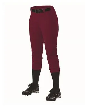 605PBW Alleson Athletic Womens Belt Loop Fast-Pitch Pants