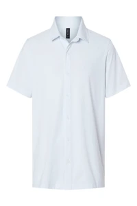 41SPSS AllPro Mens Pro-Flex Sorona Button Down Short Sleeve Shirt