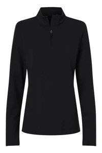 STF870L AllPro Womens Stretch Quarter-Zip Fleece Pullover