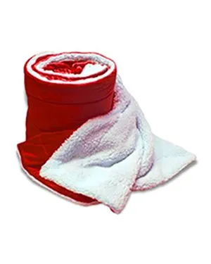 8726 Alpine Fleece Oversized Mink Sherpa Blanket