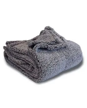 8729 Alpine Fleece Frosted Sherpa Blanket