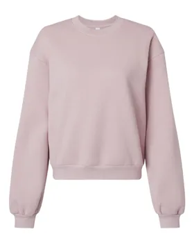 RF494 American Apparel Ladies ReFlex Fleece Crewneck Sweatshirt RF494 American Apparel Ladies ReFlex Fleece Crewneck Sweatshirt