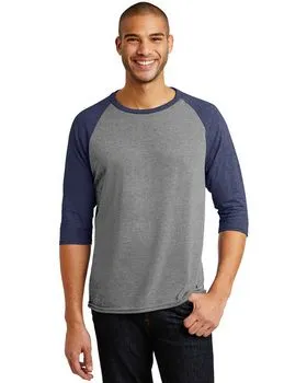 AN6755 Anvil Tri-Blend 3/4-Sleeve Raglan Tee.