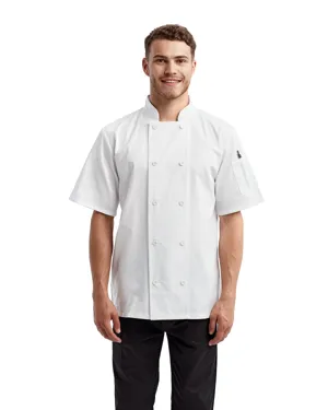 RP656 Artisan Collection by Reprime Unisex Short-Sleeve Sustainable Chefs Jacket
