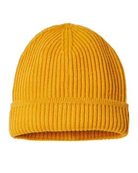 MAPLE Atlantis Headwear Sustainable Finish Edge Cuffed Beanie