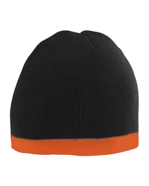 6820 Augusta Drop Ship Two-Tone Knit Beanie
