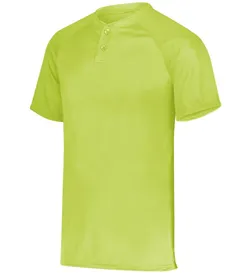 1566 Augusta Sportswear Youth Attain Wicking Two-Button Baseball Jersey 1566 Augusta Sportswear Youth Attain Wicking Two-Button Baseball Jersey