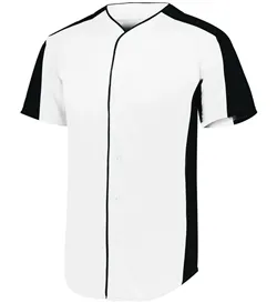 1655 Augusta Sportswear Full-Button Baseball Jersey