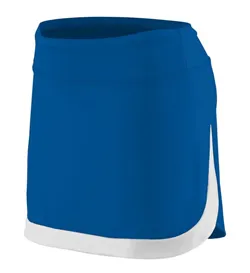 2411 Augusta Sportswear Girls Action Color Block Skort