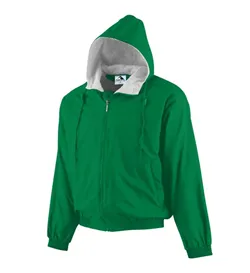 3280 Augusta Sportswear HOODED TAFFETA JACKET/FLEECE LINED 3280 Augusta Sportswear HOODED TAFFETA JACKET/FLEECE LINED