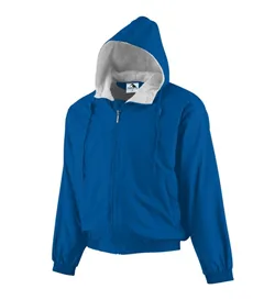 3280 Augusta Sportswear HOODED TAFFETA JACKET/FLEECE LINED