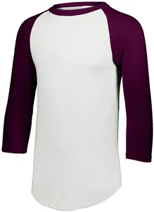 4420 Augusta Sportswear Three-Quarter Raglan Sleeve Baseball Jersey