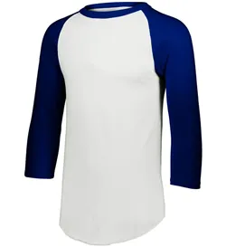 4421 Augusta Sportswear Youth Three-Quarter Sleeve Baseball Jersey