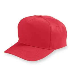 6207 Augusta Sportswear Youth Five-Panel Cotton Twill Cap