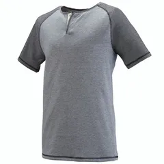 2152 Augusta Sportswear LINEAR FUSION SHORT SLEEVE HENLEY