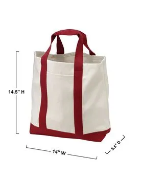 B400 Port Authority - Two-Tone Shopping Tote.