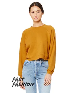 B7505 Bella + Canvas FWD Fashion Ladies Raglan Pullover Fleece