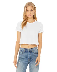 B8882 Bella + Canvas Ladies Flowy Cropped T-Shirt