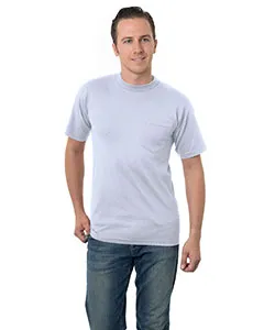 BA3015 Bayside Adult 6.1 oz., Cotton Pocket T-Shirt