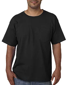 BA5070 Bayside Adult Short-Sleeve T-Shirt with Pocket