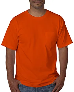 BA5070 Bayside Adult Short-Sleeve T-Shirt with Pocket