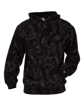 1275 Badger Tie-Dyed Triblend Hooded Sweatshirt