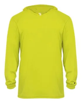 2105 Badger Youth B-Core Long Sleeve Hooded T-Shirt