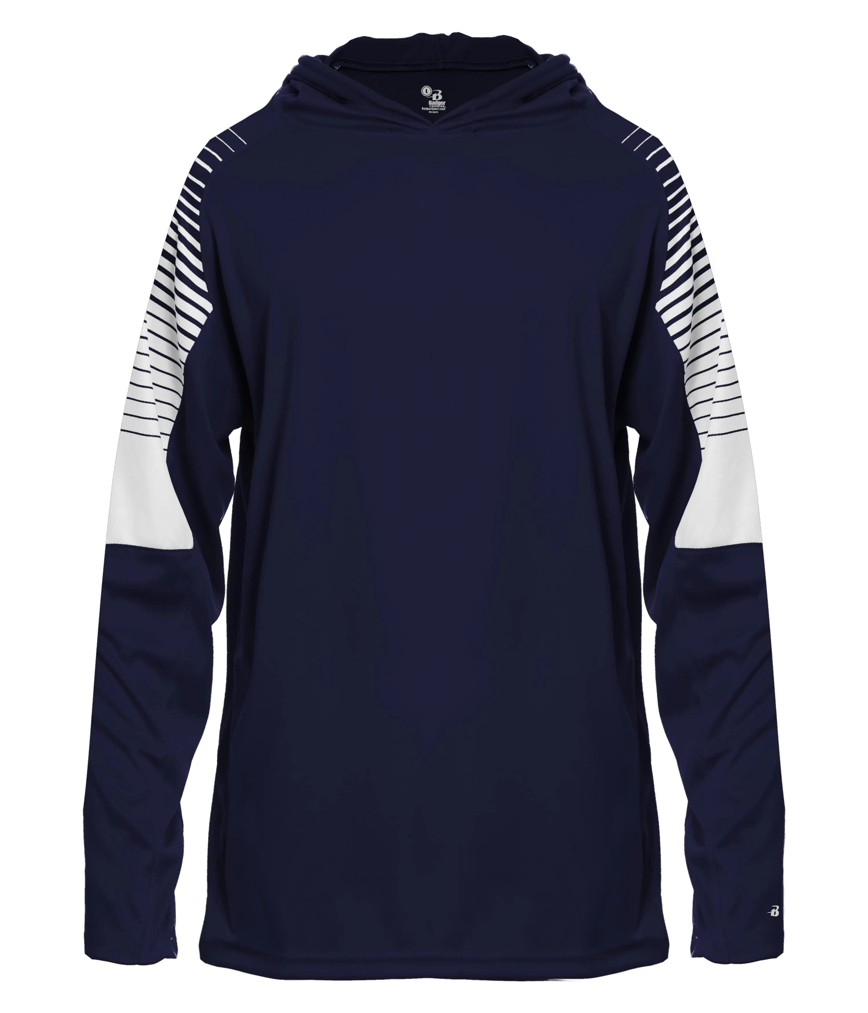 221100 BADGER LINEUP YOUTH HOOD TEE