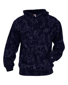 2275 Badger Youth Tie-Dyed Triblend Hooded Sweatshirt