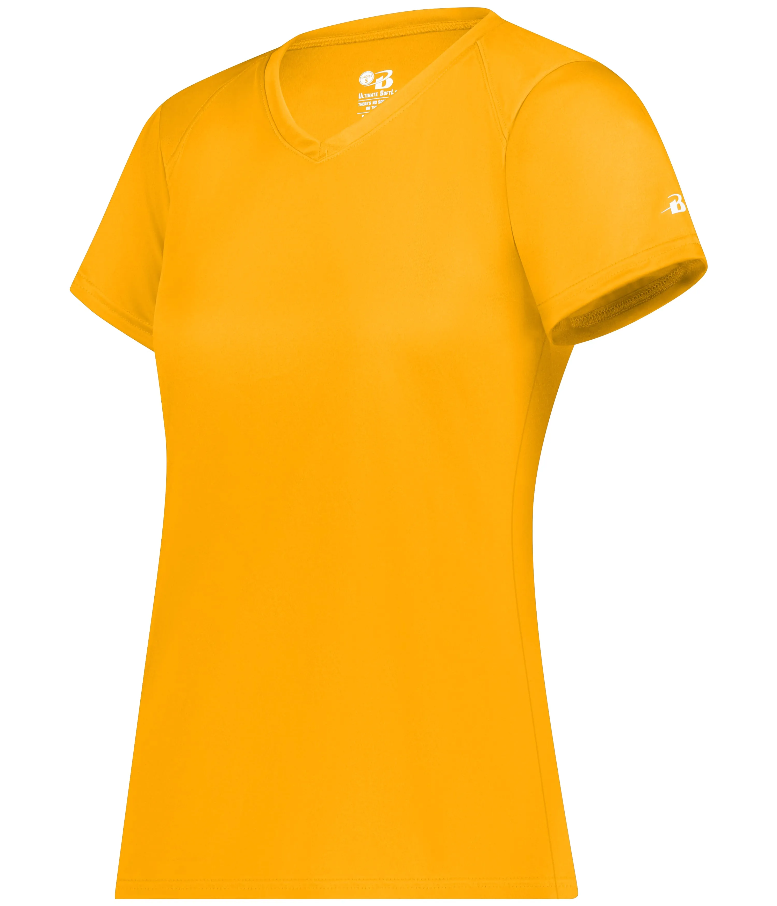 406200 BADGER LADIES ULTIMATE SOFTLOCK V-NECK TEE