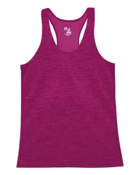 4161 Badger Womens Tonal Blend Racerback Tank Top
