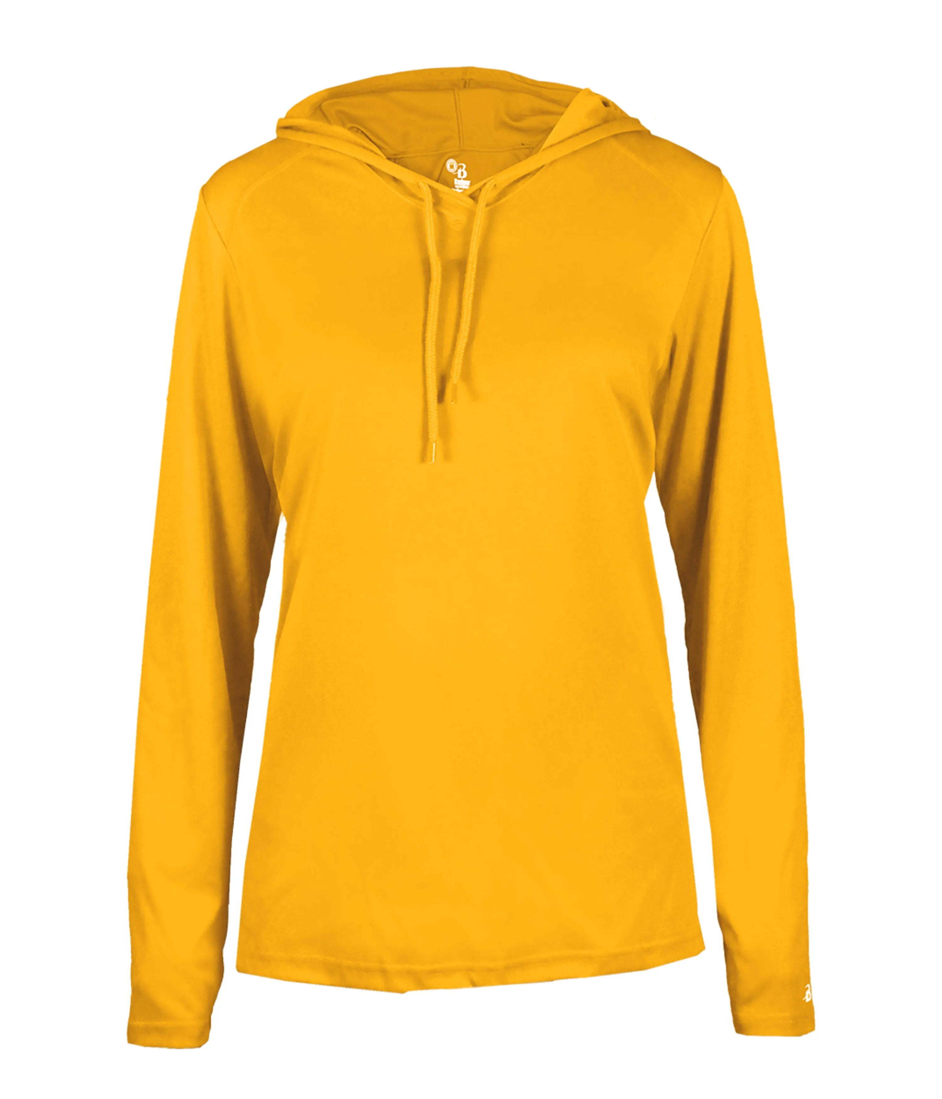 416500 BADGER LADIES B-CORE LONG SLEEVE HOODIE