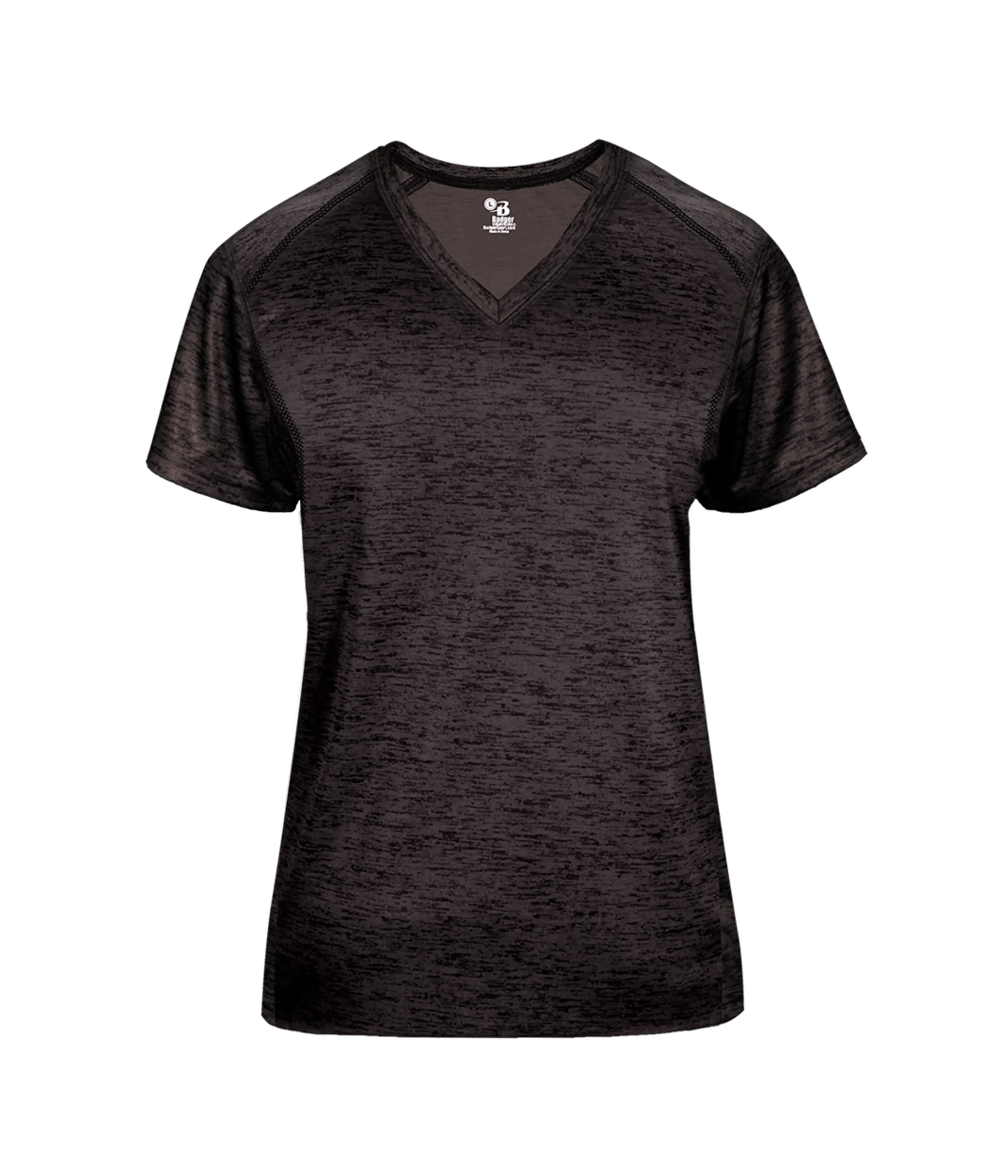 417500 BADGER TONAL BLEND LADIES V-NECK TEE