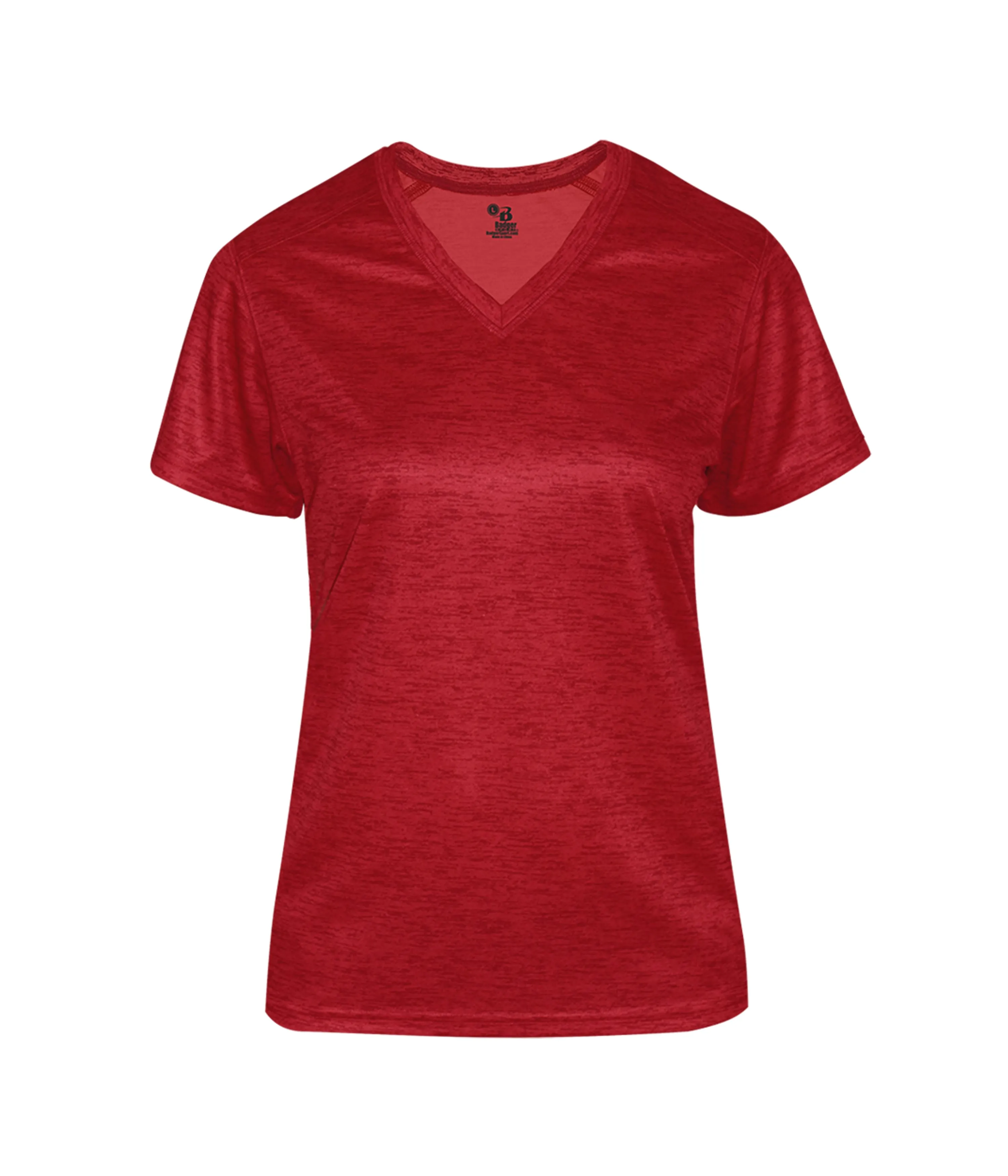 417500 BADGER TONAL BLEND LADIES V-NECK TEE