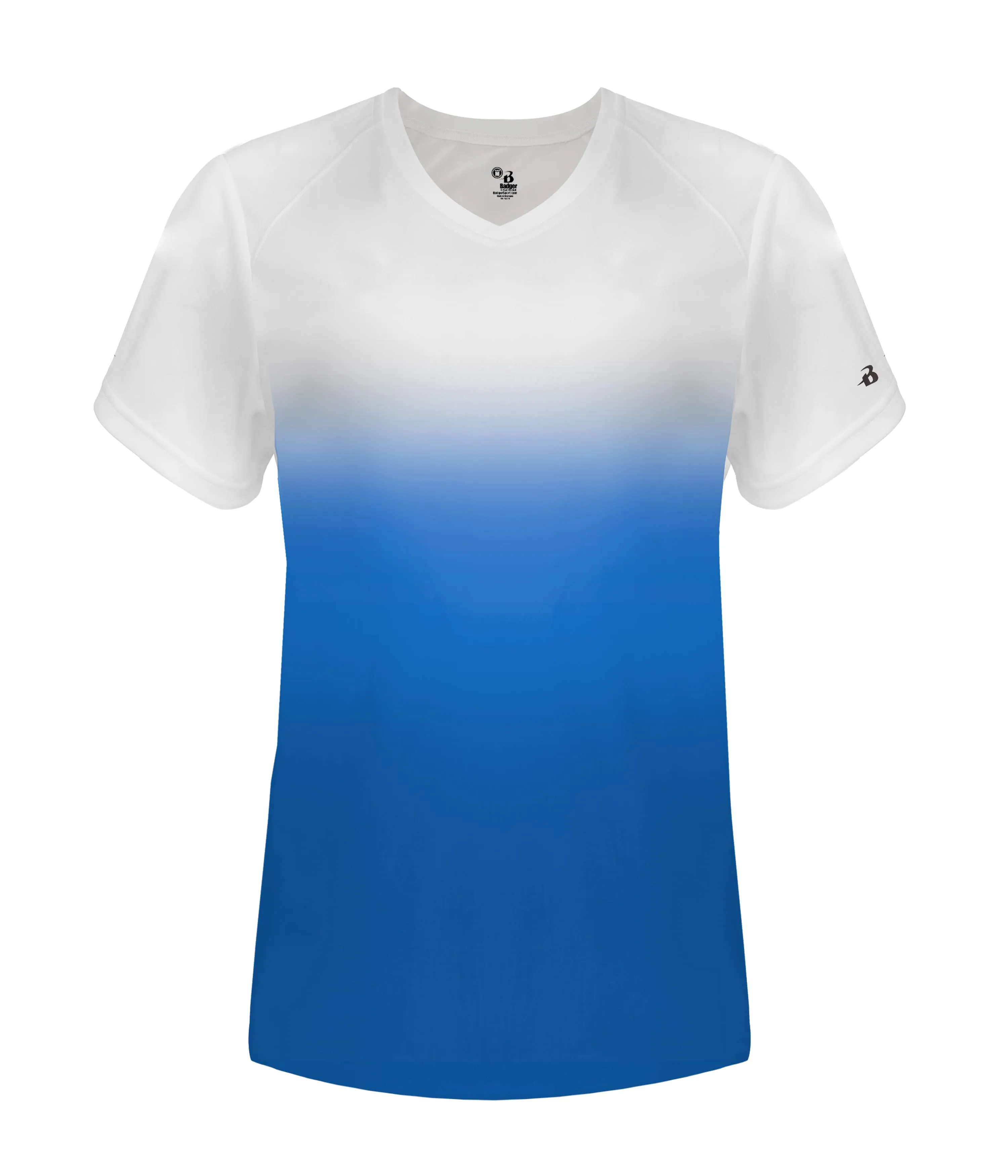 420700 BADGER OMBRE WOMENS TEE