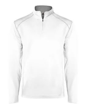 Badger 4438 Money Mesh Quarter-Zip Pullover