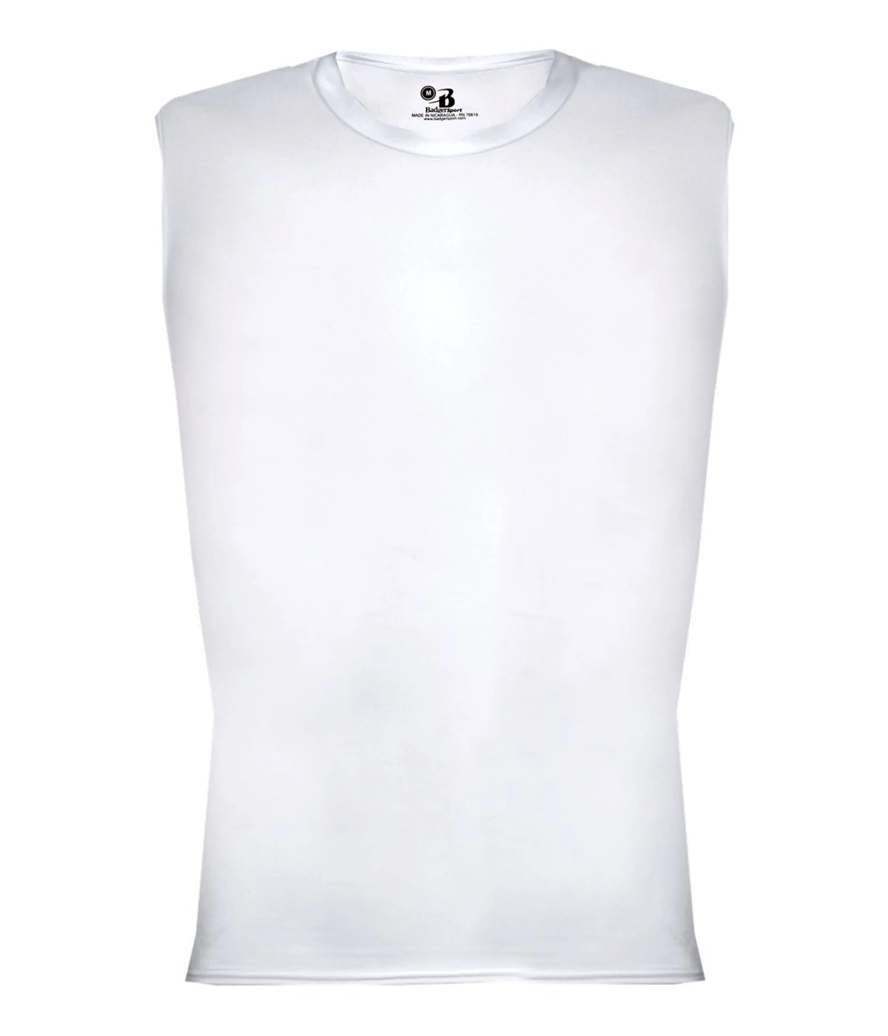 463100 BADGER PRO COMPRESSION SLEEVELESS CREW