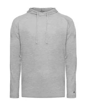 4905 Badger Tri-Blend Surplice Hooded Long Sleeve T-Shirt
